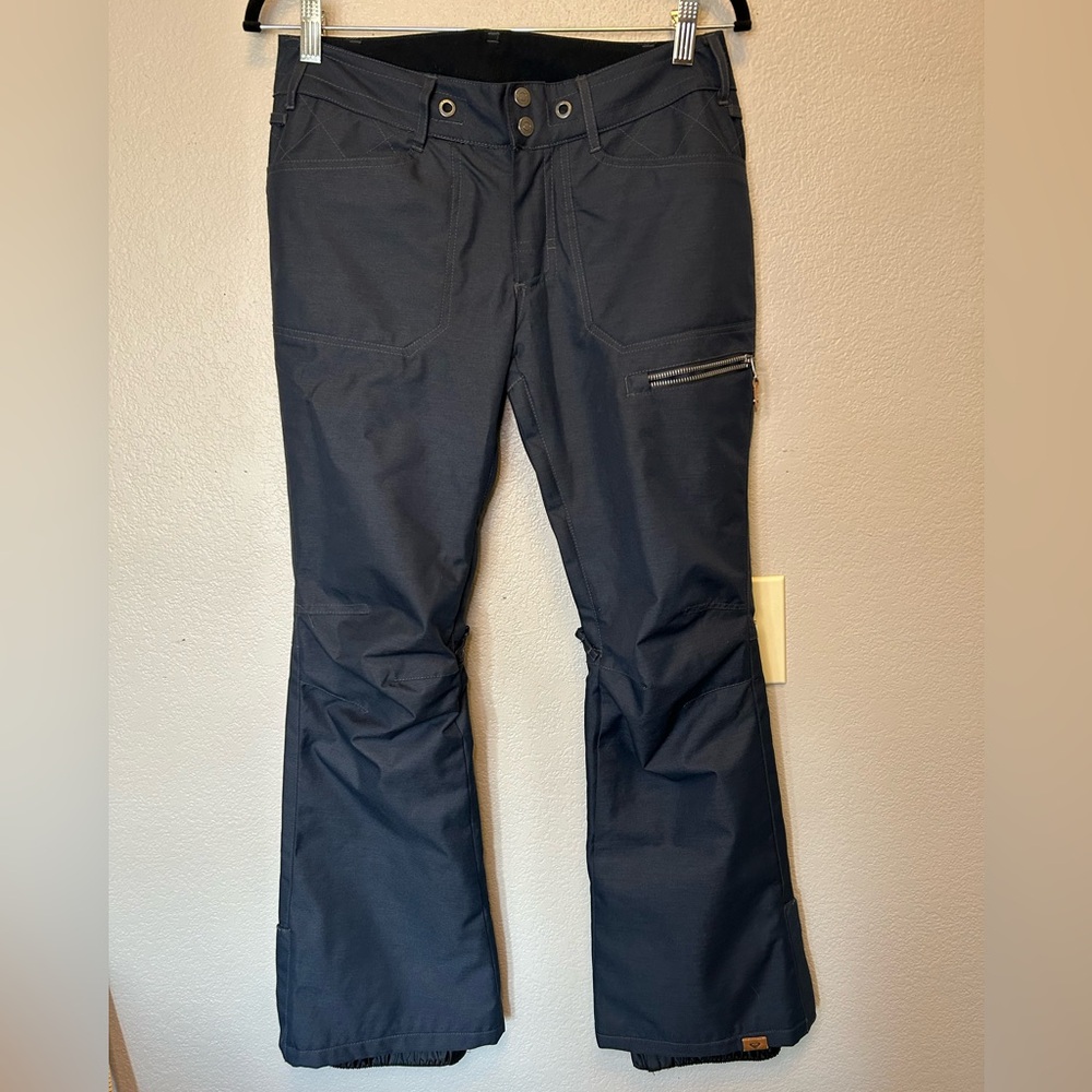 Roxy Women's Navy Blue Rifter Snow Pants dryflight 10K Snowboard Ski XS